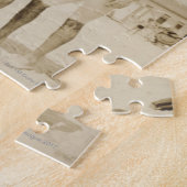 ビーチに立っている人 ジグソーパズル (側面)