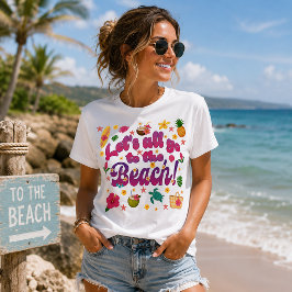 ビーチに行こうよ トライブレンドTシャツ