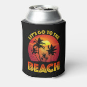 ビーチに行こう 缶クーラー (缶裏面)