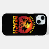 ビーチに行こう Case-Mate iPhoneケース (裏面 (横))