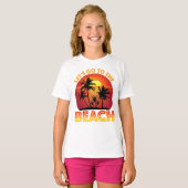 ビーチに行こう Tシャツ (正面フル)