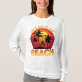 ビーチに行こう Tシャツ (正面)