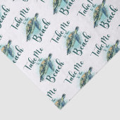 ビーチに連れて行ってウミガメ 薄葉紙 (詳細)