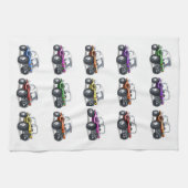 ビーチのおかしなふきん キッチンタオル (横)