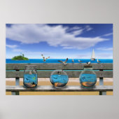 ビーチのお土産 ポスター (正面)