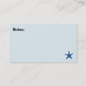 ビーチのお母さんの接触情報カードのビーチサンダル コーリングカード (裏面)