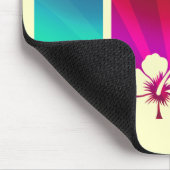 ビーチのために住んで下さい マウスパッド (コーナー)