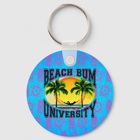 ビーチのつまらない大学 キーホルダー (正面)