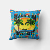 ビーチのつまらない大学 クッション (裏面)