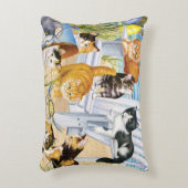 ビーチのつまらない子ネコ アクセントクッション (正面(垂直))