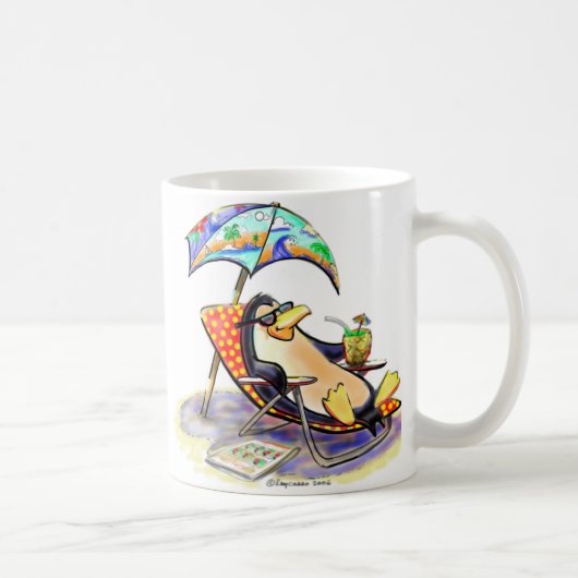 ビーチののらくら者 コーヒーマグカップ (右)