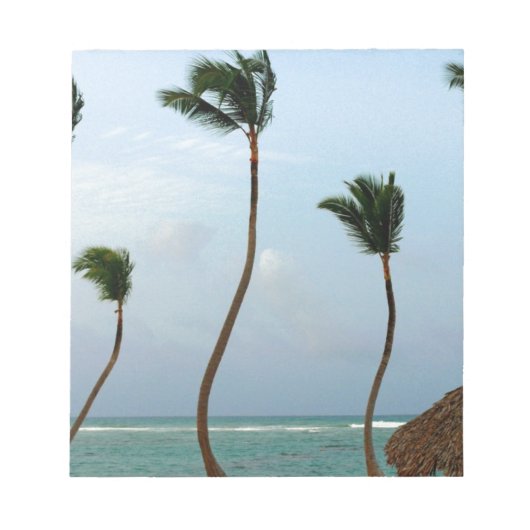 ビーチのやし ノートパッド (正面)