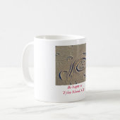 ビーチのよい日は、幸せなatTybee Islan…です コーヒーマグカップ (正面左)