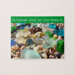 ビーチのよい日はSeaglassの貝を困惑させます ジグソーパズル