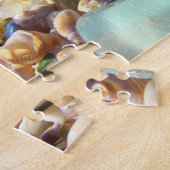 ビーチのよい日はSeaglassの貝を困惑させます ジグソーパズル (側面)