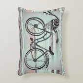 "ビーチのアクセントの枕へのバイク" アクセントクッション (正面(垂直))