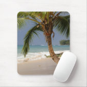 ビーチのエキゾチックなヤシの木 マウスパッド (マウス)