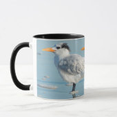 ビーチのオオアジサシ マグカップ (左)