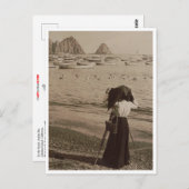 ビーチのカタリナ島、アヴァロン湾。 ポストカード (正面/裏面)