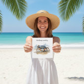 ビーチのカニ感じのカスタマイズ可能 招待状