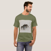 ビーチのカニ 自然Tシャツ Tシャツ (正面フル)