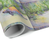 ビーチのカメ ラッピングペーパー (ロールコーナー)