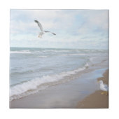 ビーチのカモメ タイル (正面)