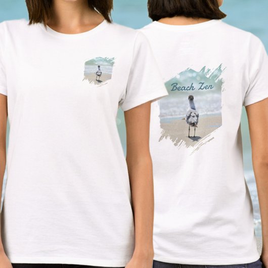 ビーチのカモメ Tシャツ