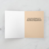 ビーチのカードでの退職 サンキューカード (内部)