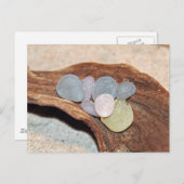 ビーチのガラスイースターエッグ シーズンポストカード (正面/裏面)