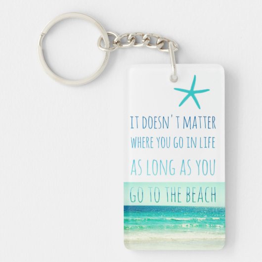ビーチのキーホルダーに行く限り キーホルダー (正面)