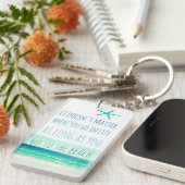 ビーチのキーホルダーに行く限り キーホルダー (正面右)