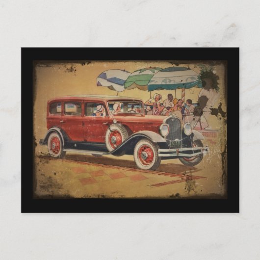 ビーチのクラブセダン ポストカード (正面)
