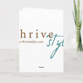 ビーチのクリスマス シーズンカード (裏面)