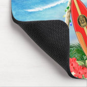 ビーチのクリスマス マウスパッド (コーナー)