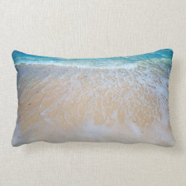 ビーチのクリーミーな海水 ランバークッション