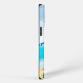 ビーチのコッカースパニエル iPhoneケース (右側面)