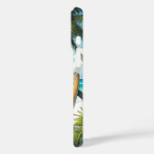 ビーチのサーフボード水彩画とインク Case-Mate iPhoneケース (裏面 / 左)