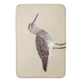 ビーチのシギの鳥 バスマット (正面縦)