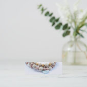 ビーチのジュエリーの細い名刺 スキニー名刺 (スタンド正面)