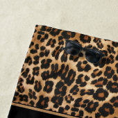 ビーチのタオルヒョウのプリント ビーチタオル (インサイチュ)