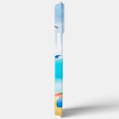 ビーチのダックスフント Case-Mate iPhoneケース (裏面 / 右)
