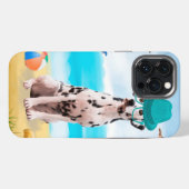 ビーチのダルメシアン iPhoneケース (裏面横)