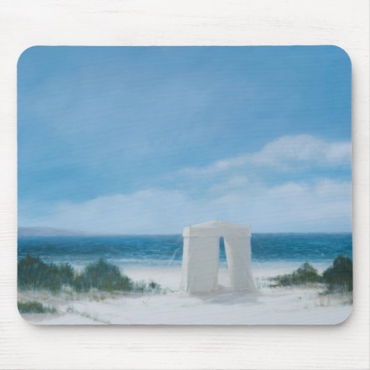 ビーチのテント2012年 マウスパッド (正面)
