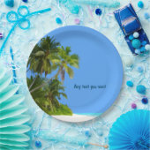 ビーチのテーマのパーティーのプレート ペーパープレート (パーティー)