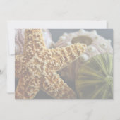 ビーチのテーマの保存日付の招待 セーブザデート (裏面)