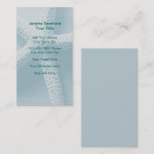 ビーチのテーマの名刺 名刺 (正面/裏面)