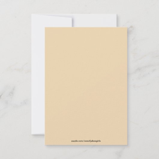 ビーチのテーマの応答カード-景色 出欠カード (裏面)