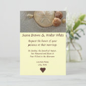 ビーチのテーマの結婚式招待状 招待状 (スタンド正面)