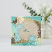 ビーチのテーマメニューエレガントなパーティー メニュー (スタンド正面)